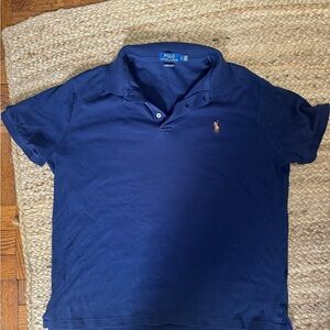 Polo by Ralph Lauren Dark Blue Custom Slim Fit Shirt